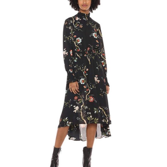 NANETTE nanette lepore – Long Sleeve Smocked Print - Picture 4 of 4